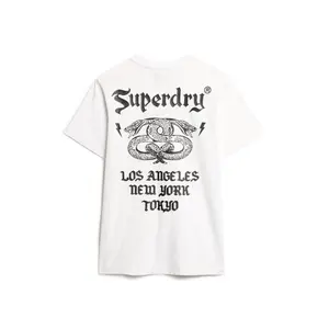Γυναικείο oversize T-shirt με σχέδιο Superdry Retro Rock image-3