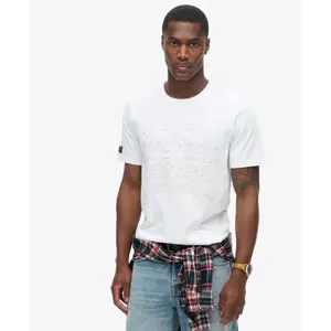 Camiseta con logo en relieve Superdry image-1