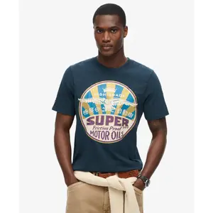 T-shirt met patroon Superdry Workwear Gasoline image-1