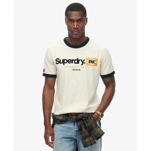 T-Shirt Superdry Core Logo Ringer Workwear image-1
