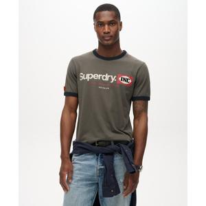 T-Shirt Superdry Core Logo Ringer Workwear image-1