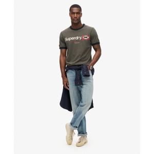 T-Shirt Superdry Core Logo Ringer Workwear image-2