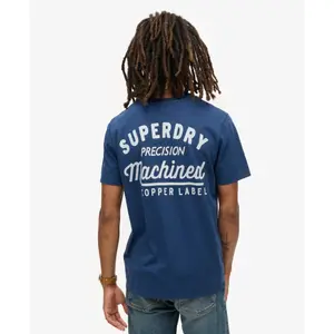 Chest print T-shirt Superdry Copper Label image-4