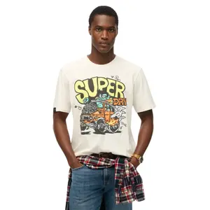 Φαρδύ T-shirt Superdry Dragnut Odd Rods image-1