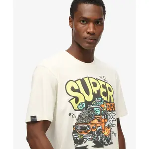 Φαρδύ T-shirt Superdry Dragnut Odd Rods image-4