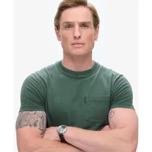 Washed pocket T-shirt Superdry Essential image-4