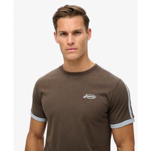Gestreiftes Retro-T-Shirt Superdry Essential Logo image-4