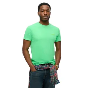 Camiseta fluo con logo bordado Superdry Essential image-2