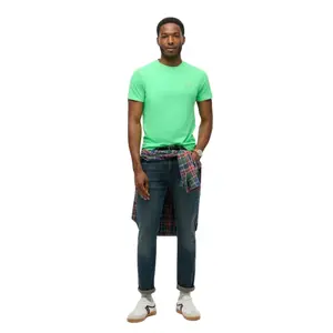 Camiseta fluo con logo bordado Superdry Essential image-1