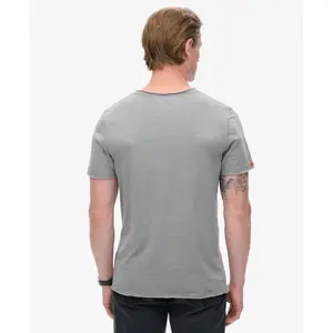 T-Shirt mit V-Ausschnitt und offenen Kanten Superdry image-3