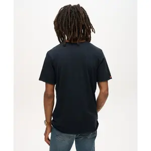 T-Shirt mit V-Ausschnitt und offenen Kanten Superdry image-3