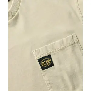 T-shirt à poche et surpiqûre contrastée Superdry image-1