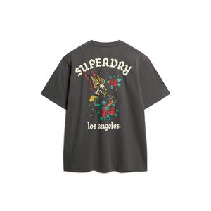 T-Shirt mit Tattoo-Muster auf dem Rücken Superdry image-3