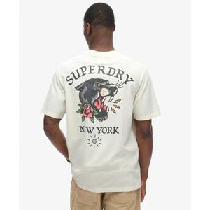 T-Shirt mit Tattoo-Muster auf dem Rücken Superdry image-4