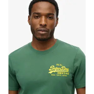 Camiseta casual con logo bordado Superdry Vintage image-4