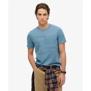 Camiseta tipo en relieve Superdry image-2