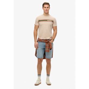 Striped casual T-shirt with logo Superdry Venue image-2