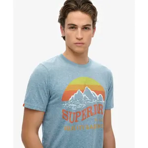 Classic casual T-shirt Superdry Great image-4
