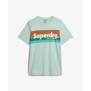 Camiseta informal de rayas Superdry image-0