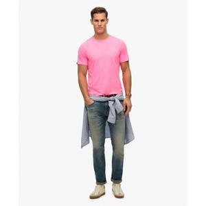 m1012140a-e9v-t-shirt-classica-superdry-essential-rose-fluo-dry-delave