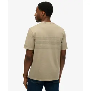 T-Shirt mit Brusttasche und gestreift Superdry image-2