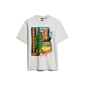 Patterned T-shirt Superdry Travel Postcard image-0