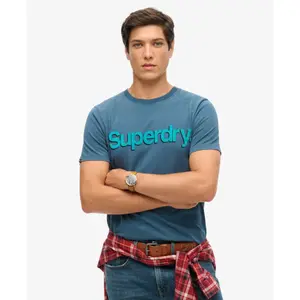 Camiseta clásica Superdry Core Logo Shadow image-1
