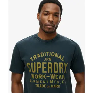 Camiseta Superdry Machined Goods Workwear image-4