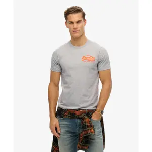 Casual T-shirt with embroidered logo Superdry Vintage image-1