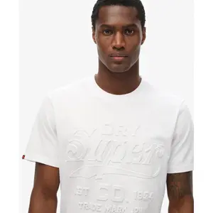 Embossed logo T-shirt Superdry image-4