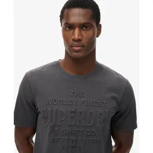Embossed logo T-shirt Superdry image-4