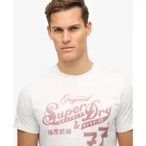 T-shirt Superdry Leather & Boot Co Script image-4