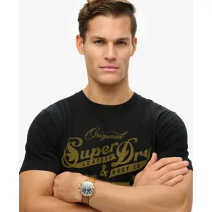 T-shirt Superdry Leather & Boot Co Script image-4