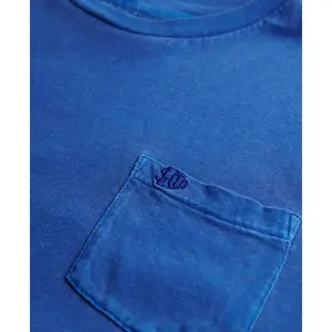 Linen T-shirt with pocket Superdry Classic image-1