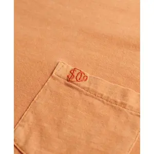 Linen T-shirt with pocket Superdry Classic image-1