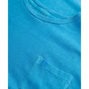 Linen T-shirt with pocket Superdry Classic image-1