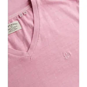 T-shirt met V-hals Superdry Classic image-1