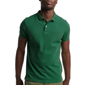 Camisa pólo de algodão orgânico Superdry image-0