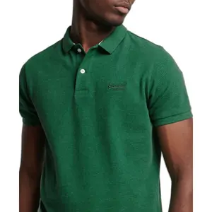 Camisa pólo de algodão orgânico Superdry image-2