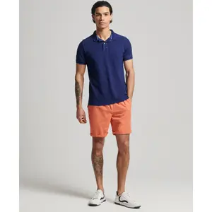 Polo en coton biologique Superdry Vintage Destroy image-1