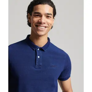 Polo en coton biologique Superdry Vintage Destroy image-2