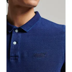 Polo en coton biologique Superdry Vintage Destroy image-3