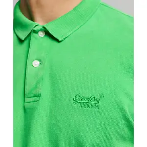 Polo en coton bio Superdry Vintage Destroy image-2