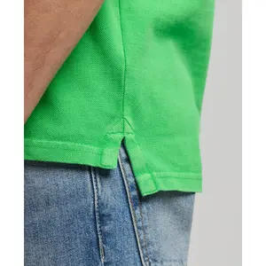 Polo en coton bio Superdry Vintage Destroy image-3