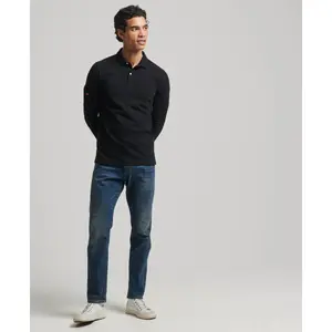 Polo manches longues en jersey Superdry Studios image-0