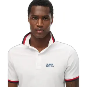 Polo con ribete Superdry Sportswear image-3