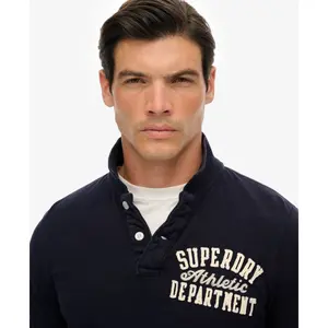 Langärmeliges Polo-Shirt Superdry Vintage Athletic image-4