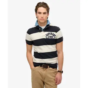 Polo vintage de malha Superdry Athletic image-1