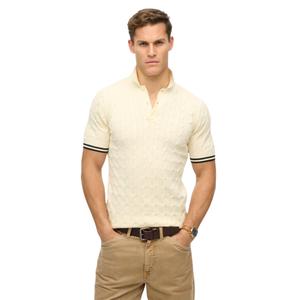 Polo de malla texturizada Superdry image-1