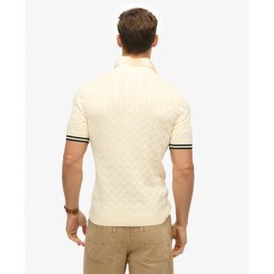 Polo de malla texturizada Superdry image-3